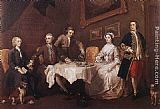 William Hogarth Canvas Paintings - The Strode Family